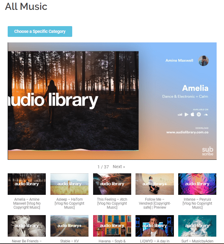 audio library browser, media, music, no copyright, creative commons license, royalty-free, browse, listen, tracks, sound, video, videography, cinematography, instagram story